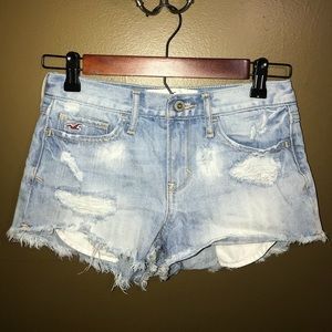 Size 0 Hollister High Rise Denim Shorts